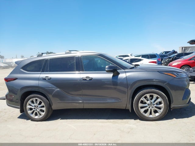 2025 Toyota Highlander Limited მანქანა იყიდება აუქციონზე, vin: 5TDKDRAH3SS554686, აუქციონის ნომერი: 45921331