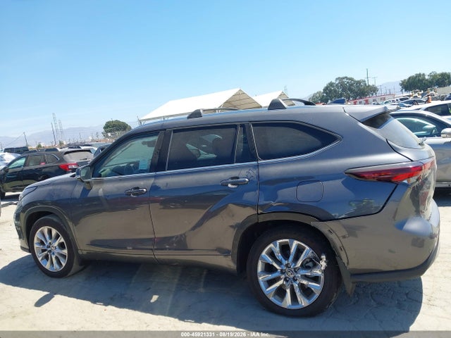 2025 Toyota Highlander Limited მანქანა იყიდება აუქციონზე, vin: 5TDKDRAH3SS554686, აუქციონის ნომერი: 45921331