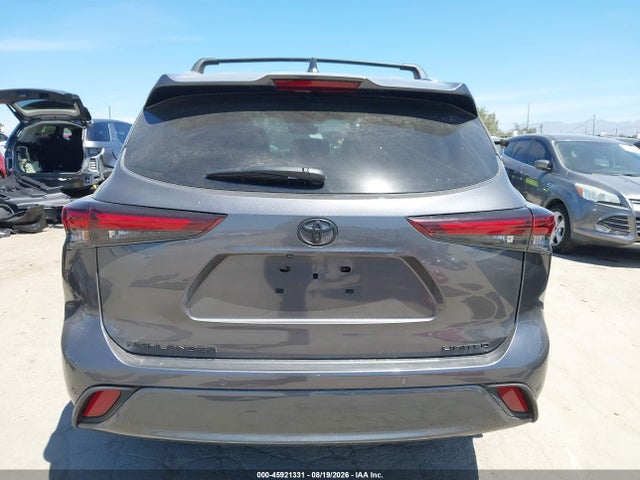 2025 Toyota Highlander Limited მანქანა იყიდება აუქციონზე, vin: 5TDKDRAH3SS554686, აუქციონის ნომერი: 45921331
