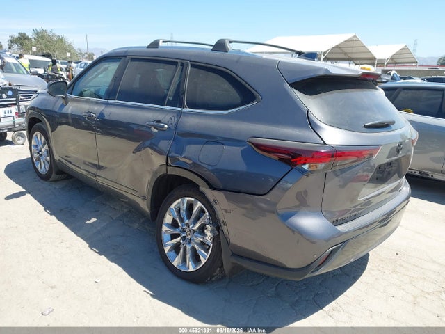2025 Toyota Highlander Limited მანქანა იყიდება აუქციონზე, vin: 5TDKDRAH3SS554686, აუქციონის ნომერი: 45921331