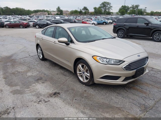 2018 Ford Fusion Hybrid S მანქანა იყიდება აუქციონზე, vin: 3FA6P0UU5JR271548, აუქციონის ნომერი: 45921385