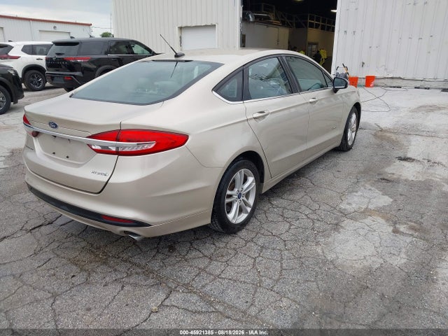 2018 Ford Fusion Hybrid S მანქანა იყიდება აუქციონზე, vin: 3FA6P0UU5JR271548, აუქციონის ნომერი: 45921385