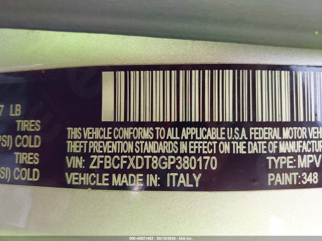 Fiat 500x Lounge 2016 ZFBCFXDT8GP380170 Image 9