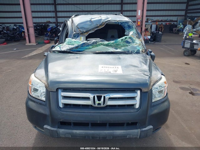 2006 Honda Pilot Ex მანქანა იყიდება აუქციონზე, vin: 2HKYF18496H529277, აუქციონის ნომერი: 45921534