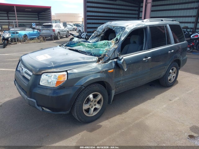 2006 Honda Pilot Ex მანქანა იყიდება აუქციონზე, vin: 2HKYF18496H529277, აუქციონის ნომერი: 45921534