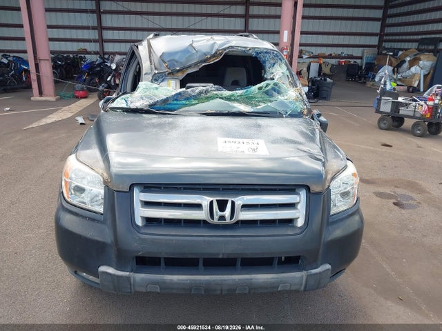 2006 Honda Pilot Ex მანქანა იყიდება აუქციონზე, vin: 2HKYF18496H529277, აუქციონის ნომერი: 45921534