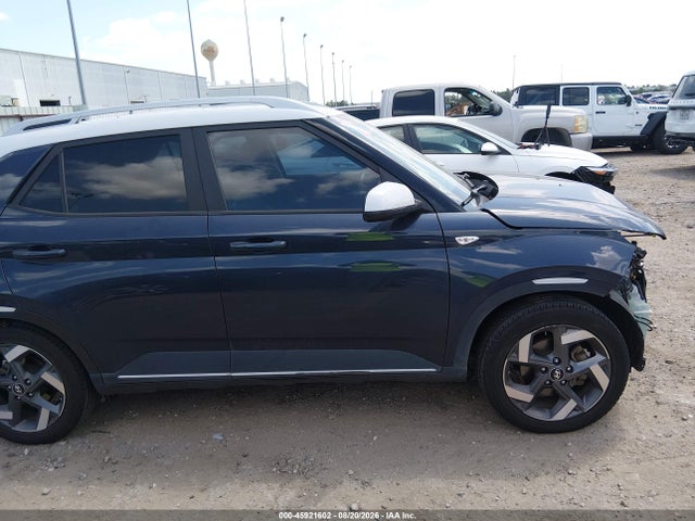 Aukcja sprzedaży 2021 Hyundai Venue Denim, vin: KMHRC8A33MU112615, numer aukcji: 45921602