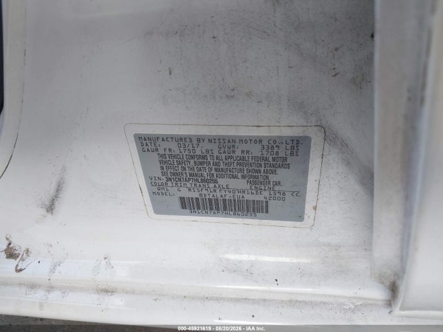 Aukcja sprzedaży 2017 Nissan Versa 1.6 S, vin: 3N1CN7AP7HL860255, numer aukcji: 45921619