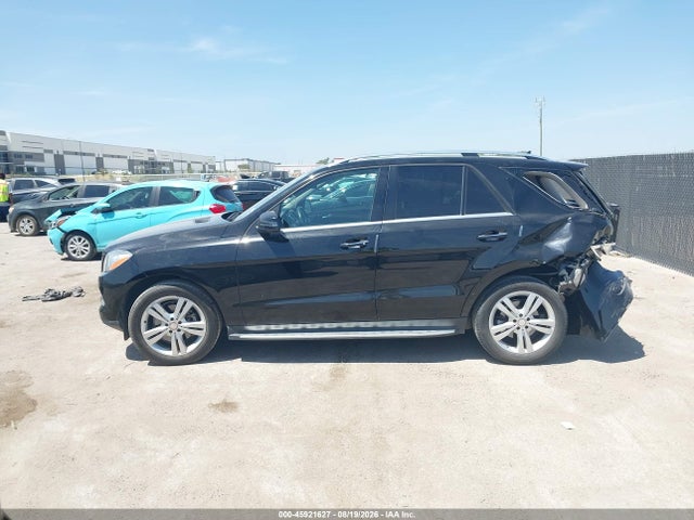 45921627 :رقم المزاد ، 4JGDA5JB4FA551655 vin ، 2015 Mercedes-benz Ml 350 مزاد بيع