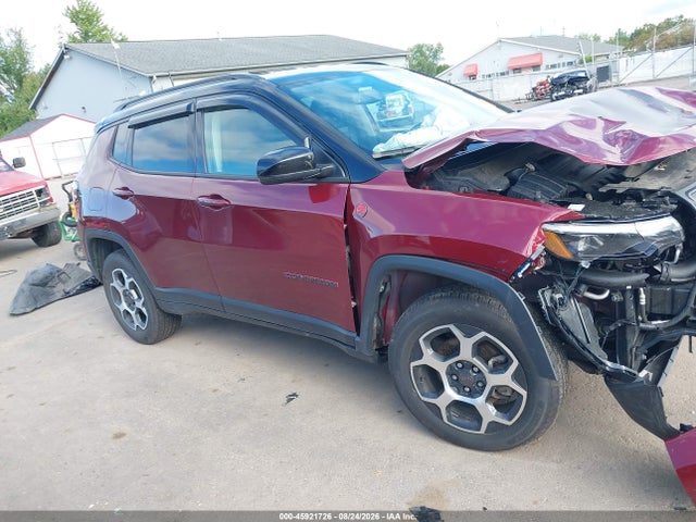 45921726 :رقم المزاد ، 3C4NJDDB4NT203473 vin ، 2022 Jeep Compass Trailhawk 4x4 مزاد بيع