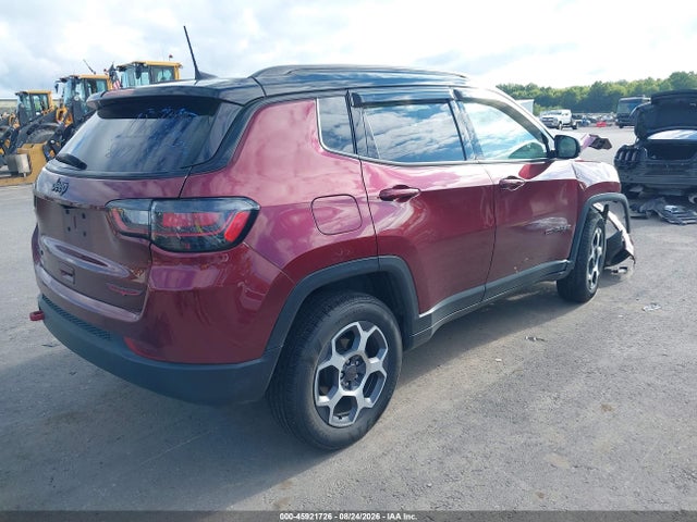 45921726 :رقم المزاد ، 3C4NJDDB4NT203473 vin ، 2022 Jeep Compass Trailhawk 4x4 مزاد بيع