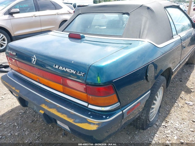 Продажа на аукционе авто 1993 Chrysler Lebaron Lx, vin: 1C3XU5537PF540072, номер лота: 45921744