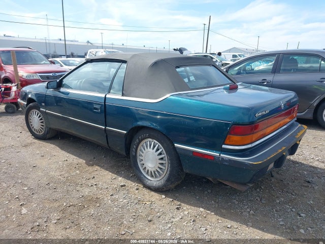 Продажа на аукционе авто 1993 Chrysler Lebaron Lx, vin: 1C3XU5537PF540072, номер лота: 45921744