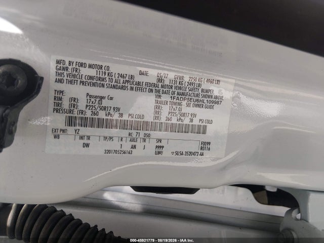 Ford C-max Energi Se 2017 1FADP5EU6HL109987 Image 9