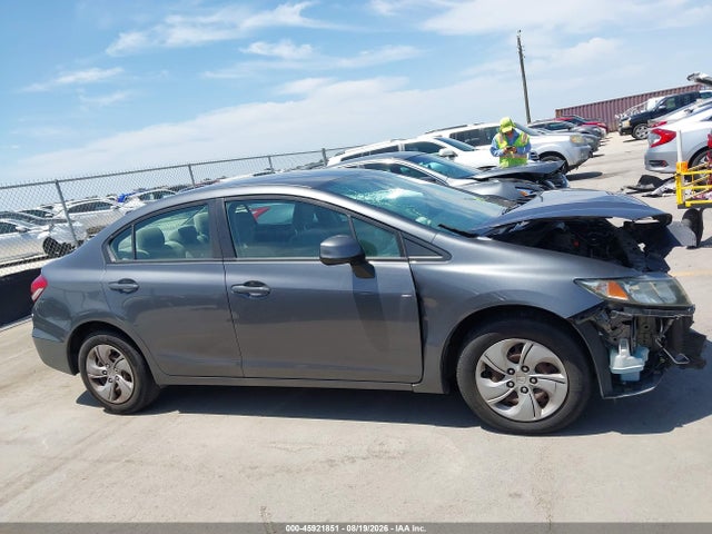 Aukcja sprzedaży 2013 Honda Civic Lx, vin: 19XFB2F55DE282717, numer aukcji: 45921851