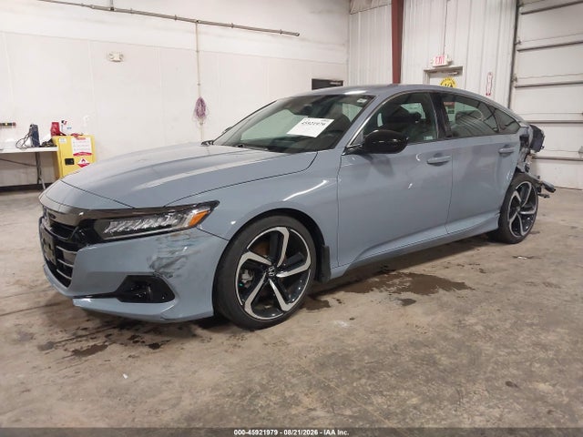 45921979 :رقم المزاد ، 1HGCV1F31NA051919 vin ، 2022 Honda Accord Sport مزاد بيع