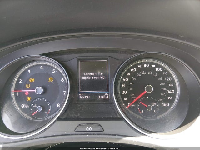 2019 Volkswagen Atlas 3.6l V6 Se მანქანა იყიდება აუქციონზე, vin: 1V2LR2CA3KC602944, აუქციონის ნომერი: 45922012