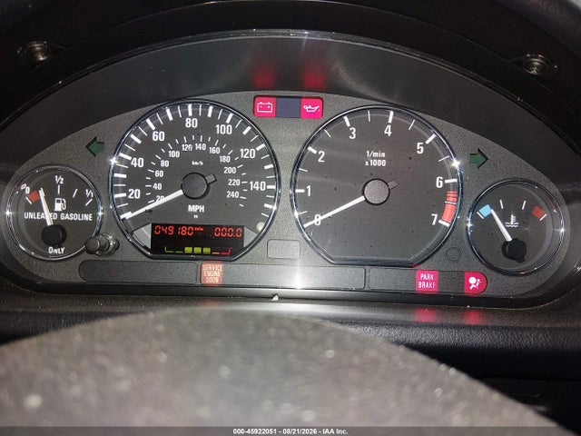 Aukcja sprzedaży 2001 Bmw Z3 3.0i, vin: WBACN53421LJ58945, numer aukcji: 45922051