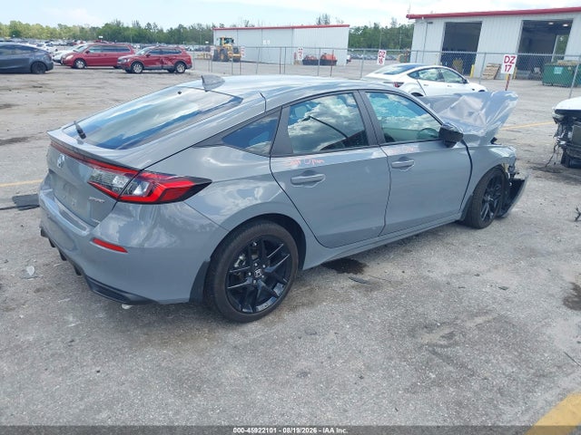 45922101 :رقم المزاد ، 19XFL4H80SE007091 vin ، 2025 Honda Civic Hybrid Sport مزاد بيع