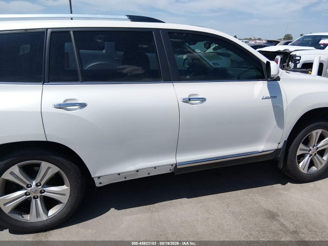45922152 :رقم المزاد ، 5TDYK3EH5DS110431 vin ، 2013 Toyota Highlander Limited V6 مزاد بيع