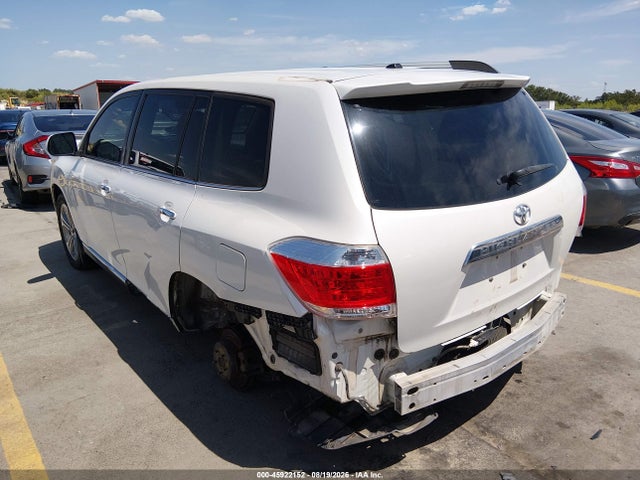 45922152 :رقم المزاد ، 5TDYK3EH5DS110431 vin ، 2013 Toyota Highlander Limited V6 مزاد بيع
