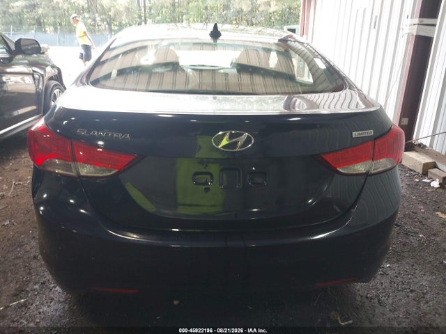 2012 Hyundai Elantra Limited მანქანა იყიდება აუქციონზე, vin: 5NPDH4AE8CH081574, აუქციონის ნომერი: 45922196