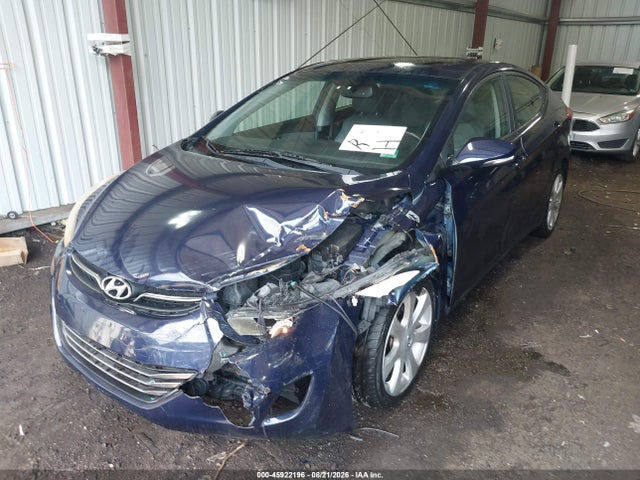 2012 Hyundai Elantra Limited მანქანა იყიდება აუქციონზე, vin: 5NPDH4AE8CH081574, აუქციონის ნომერი: 45922196
