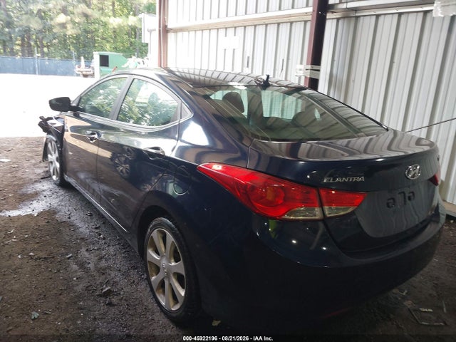 2012 Hyundai Elantra Limited მანქანა იყიდება აუქციონზე, vin: 5NPDH4AE8CH081574, აუქციონის ნომერი: 45922196