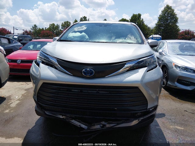 2025 Toyota Sienna Xle მანქანა იყიდება აუქციონზე, vin: 5TDJRKEC7SS225413, აუქციონის ნომერი: 45922223
