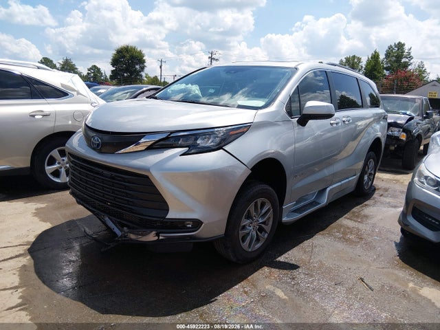 2025 Toyota Sienna Xle მანქანა იყიდება აუქციონზე, vin: 5TDJRKEC7SS225413, აუქციონის ნომერი: 45922223