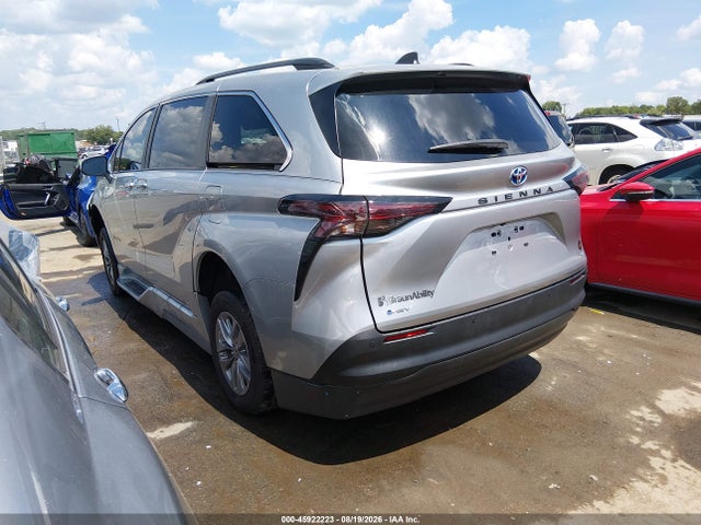 2025 Toyota Sienna Xle მანქანა იყიდება აუქციონზე, vin: 5TDJRKEC7SS225413, აუქციონის ნომერი: 45922223