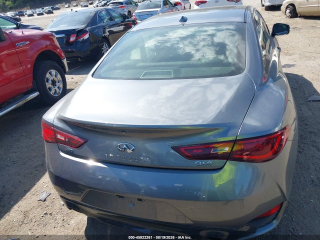 45922261 :رقم المزاد ، JN1EV7ELXJM390377 vin ، 2018 Infiniti Q60 3.0t Luxe مزاد بيع