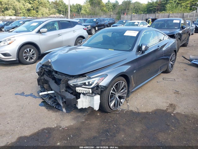 45922261 :رقم المزاد ، JN1EV7ELXJM390377 vin ، 2018 Infiniti Q60 3.0t Luxe مزاد بيع