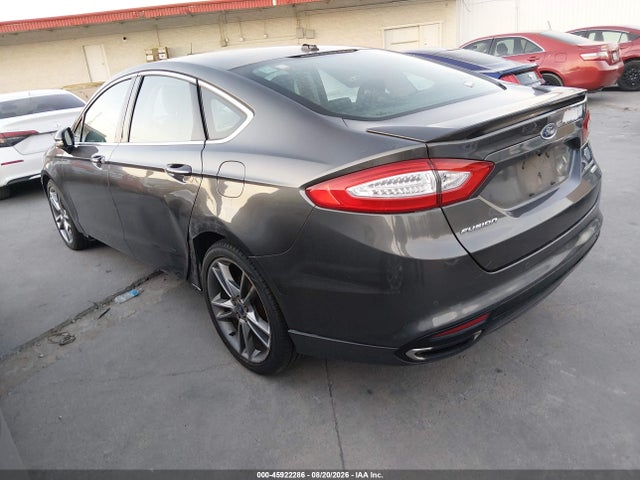 Auction sale of the 2015 Ford Fusion Titanium, vin: 3FA6P0K92FR205349, lot number: 45922286