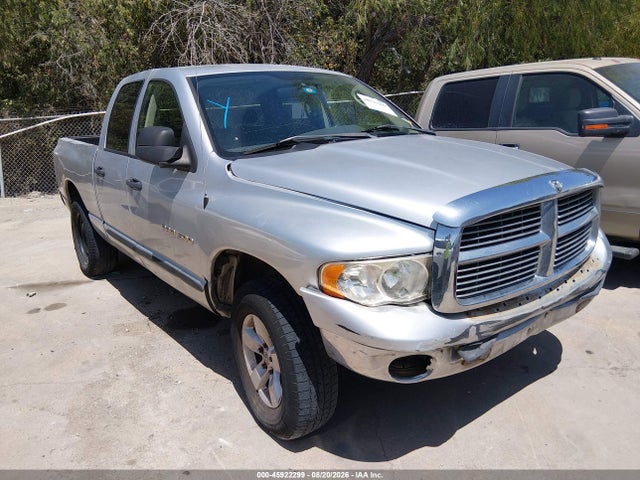 Продаж на аукціоні авто 2005 Dodge Ram 1500 Slt/laramie, vin: 1D7HU18NX5S325673, номер лоту: 45922299