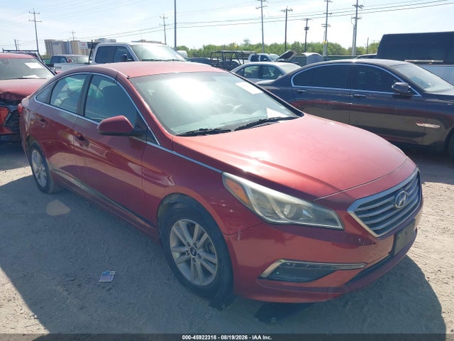 2015 Hyundai Sonata Se მანქანა იყიდება აუქციონზე, vin: 5NPE24AFXFH205962, აუქციონის ნომერი: 45922318