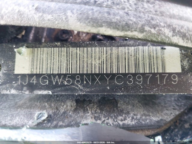 Aukcja sprzedaży 2000 Jeep Grand Cherokee Limited, vin: 1J4GW58NXYC397179, numer aukcji: 45922379