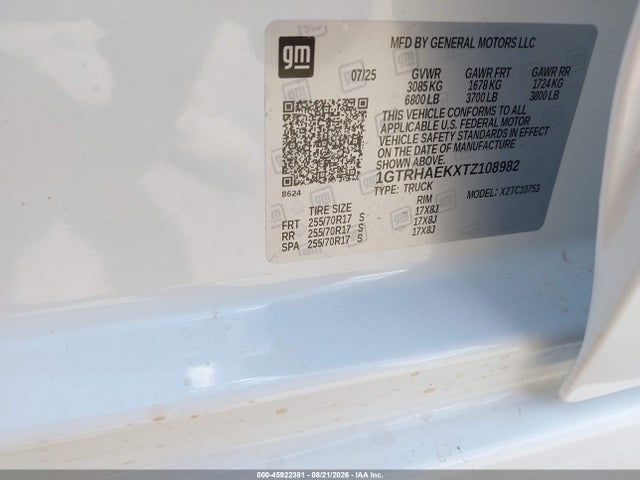 GMC SIERRA 1500 2026 1GTRHAEKXTZ108982 Image 9