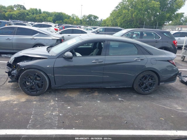 2025 Hyundai Elantra N Line მანქანა იყიდება აუქციონზე, vin: KMHLR4DF6SU944966, აუქციონის ნომერი: 45922471