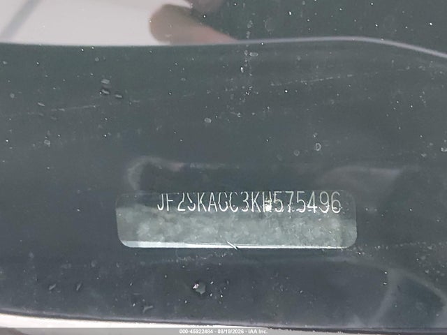 Продаж на аукціоні авто 2019 Subaru Forester Premium, vin: JF2SKAGC3KH575496, номер лоту: 45922484