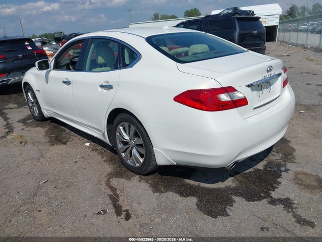 Продажа на аукционе авто 2012 Infiniti M35h, vin: JN1EY1AP7CM910597, номер лота: 45922565