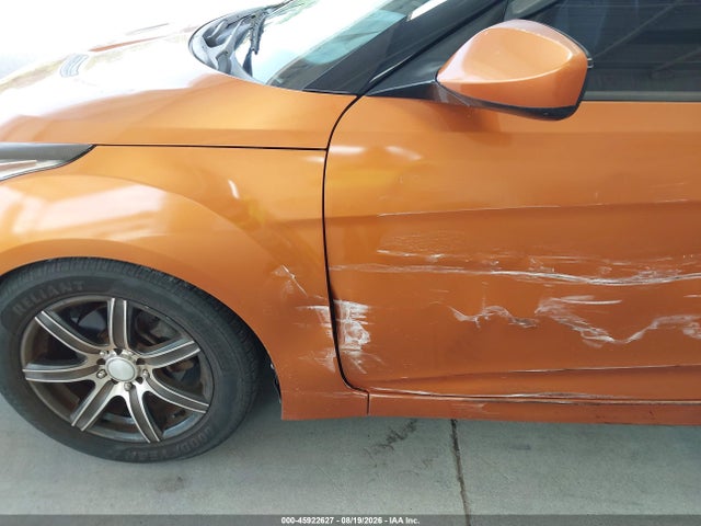2012 Hyundai Veloster Base W/black მანქანა იყიდება აუქციონზე, vin: KMHTC6AD3CU074787, აუქციონის ნომერი: 45922627