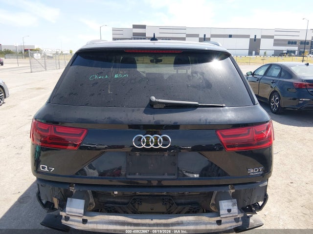 2017 Audi Q7 3.0t Premium მანქანა იყიდება აუქციონზე, vin: WA1LAAF78HD015493, აუქციონის ნომერი: 45922667