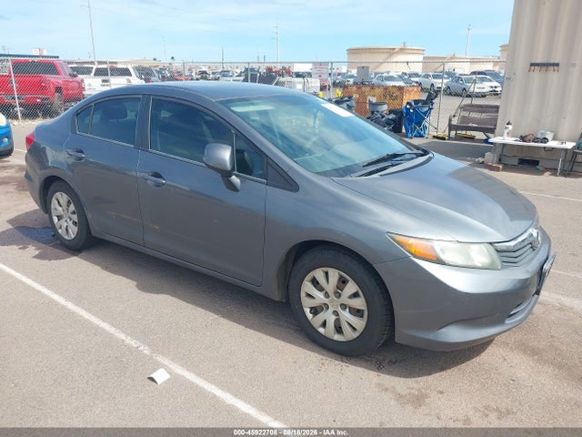 2012 Honda Civic Lx მანქანა იყიდება აუქციონზე, vin: 19XFB2F56CE359268, აუქციონის ნომერი: 45922708