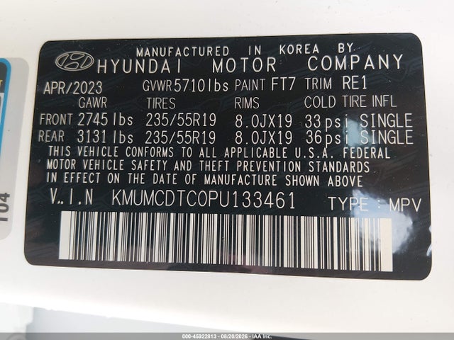 Продажа на аукционе авто 2023 Genesis Gv70 3.5t Awd Sport, vin: KMUMCDTC0PU133461, номер лота: 45922813