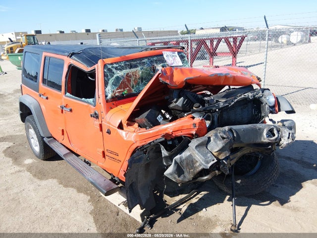 45922828 :رقم المزاد ، 1C4BJWDG6FL727960 vin ، 2015 Jeep Wrangler Unlimited Sport مزاد بيع