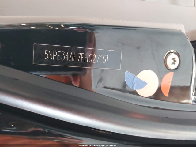 2015 Hyundai Sonata Sport მანქანა იყიდება აუქციონზე, vin: 5NPE34AF7FH027151, აუქციონის ნომერი: 45922833