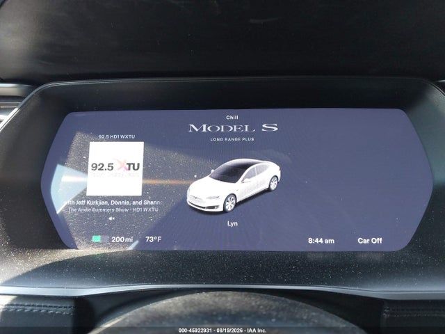 45922931 :رقم المزاد ، 5YJSA1E27MF421632 vin ، 2021 Tesla Model S Long Range Dual Motor All-wheel Drive/long Range Plus Dual Motor All-wheel Drive مزاد بيع
