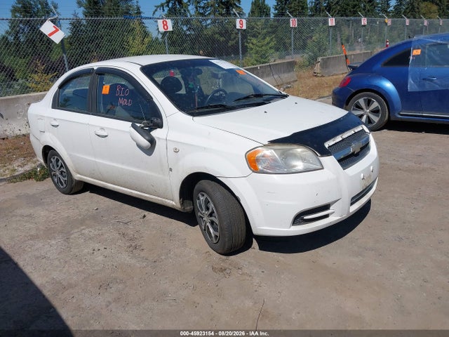Продажа на аукционе авто 2008 Chevrolet Aveo Ls, vin: KL1TD56608B098691, номер лота: 45923154