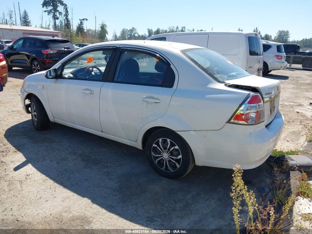 2008 Chevrolet Aveo Ls მანქანა იყიდება აუქციონზე, vin: KL1TD56608B098691, აუქციონის ნომერი: 45923154